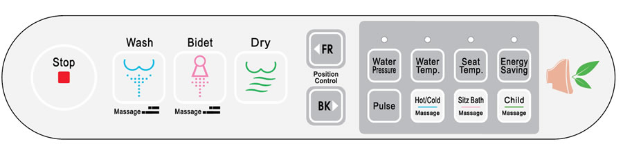 Infinity Bidet XLC-2000 Bidet Seat - Side Panel Inlay